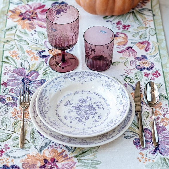 Тарелка глубокая Rose Violet 23,3 см