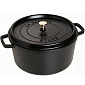 Кокот круглый La Cocotte 28 см / 6,7 л, черный матовый