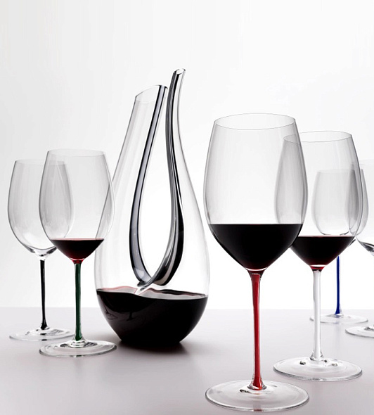 Бокал для вина Cabernet/Merlot Fatto a Mano 625 мл, черный