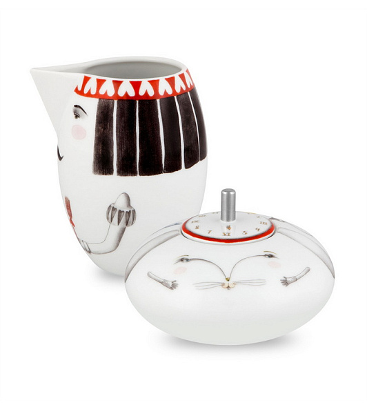 Набор из сахарницы и сливочника Tea With Alice