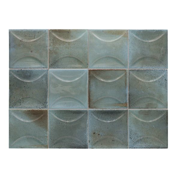 Плитка керамическая Equipe Hanoi 10х10, Arco Sky Blue, 8 мм