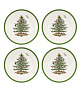 Набор тарелок салатных Christmas Tree 20 см, 4 шт