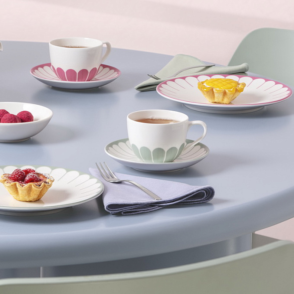 Блюдце для чашки кофейной Fleur Vert 15 см