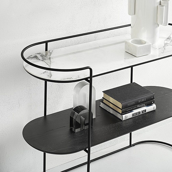 Консоль Calligaris Atollo 100х35, White Marble