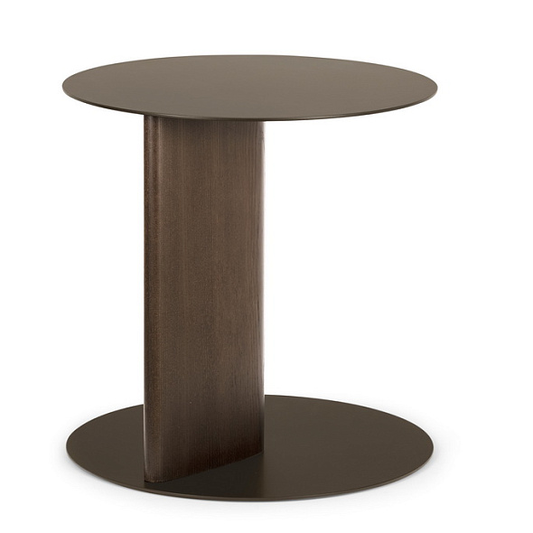 Стол журнальный Calligaris Sandy 48х48,Matt Bronze