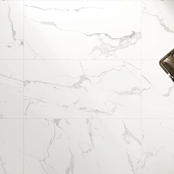 Керамогранит Italon Stellaris 80х160 Naturale, Statuario White, 9 мм