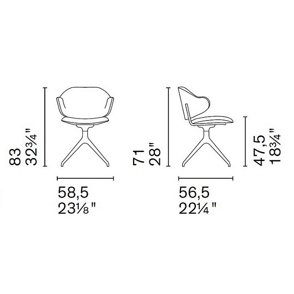 Стул Calligaris Holly, Hemp