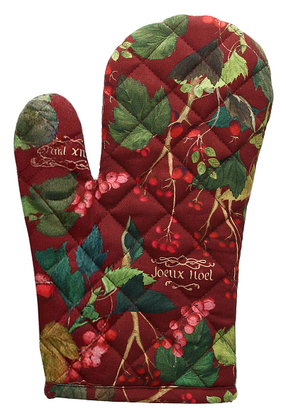 Рукавица-прихватка Textile Ribes 17х27 см, цвет красный