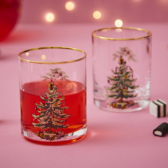 Набор стаканов Christmas Tree 400 мл, 4 шт