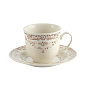 Чашка чайная/кофейная с блюдцем Rose Terracotta 130 мл