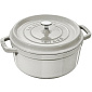 Кокот круглый La Cocotte 28 см / 6,7 л, цвет белый трюфель