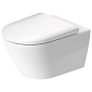 Унитаз подвесной Duravit D-Neo 45770900A1, с сиденьем