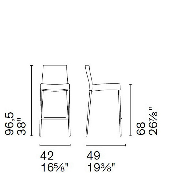 Стул Calligaris Aida, Taupe