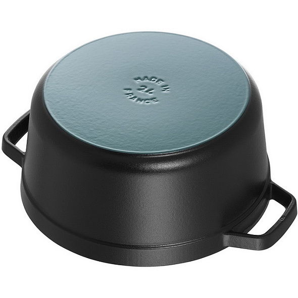 Кокот круглый La Cocotte 26 см / 5,2 л, черный матовый