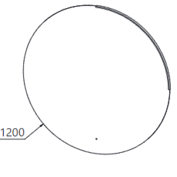 Зеркало с подсветкой Kolpa-San Orbis OG 120х120, LED, IR
