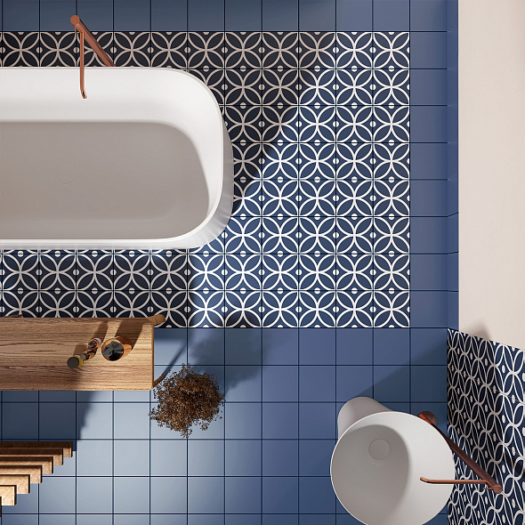 Керамогранит Equipe Rivoli 20х20, Bergen Azul, 8,3 мм