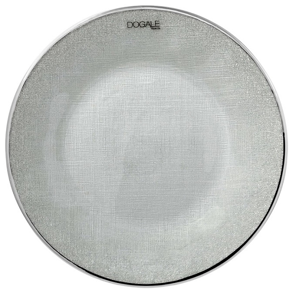 Блюдо сервировочное Dogale Essenza Shine 32 см, цвет серебро