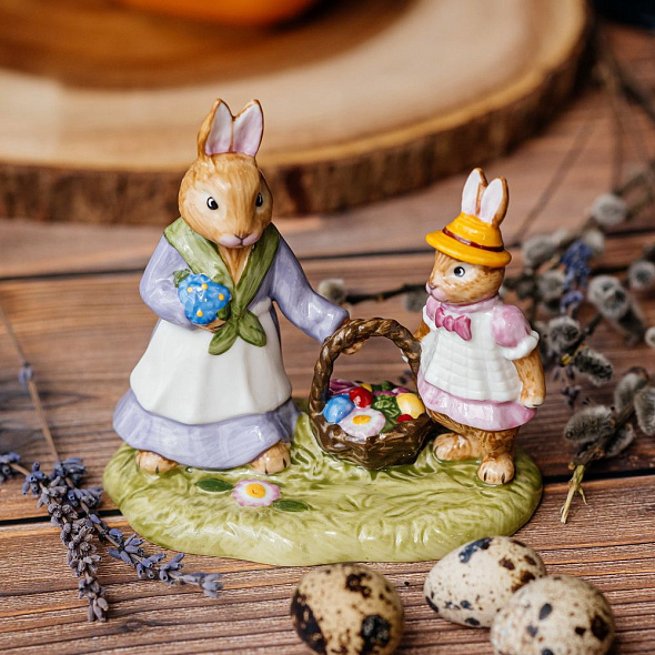 Фигурка "Цветочный луг" Bunny Tales 13x8х12 см