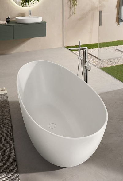 Ванна квариловая Villeroy & Boch Antao 170х75 UBQ170TAO7V-RW, Stone White