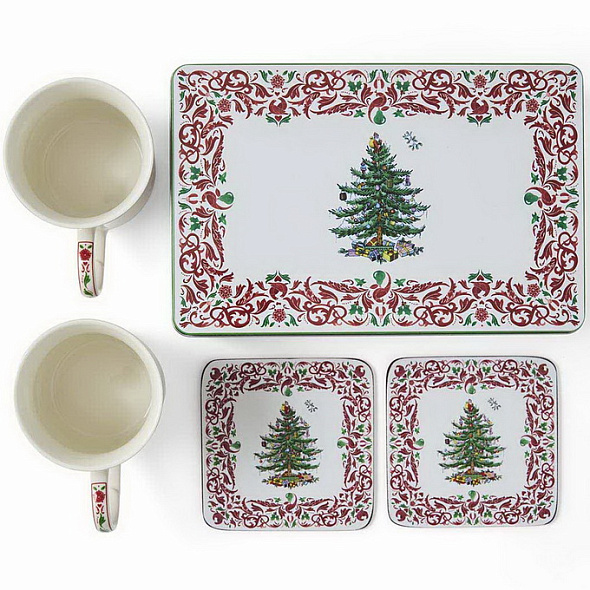 Набор чайный Spode Christmas Tree, 5 предметов