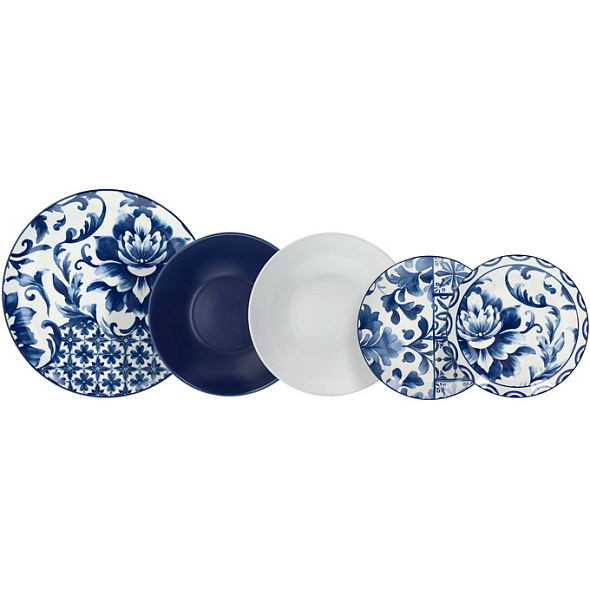 Набор посуды на 6 персон Madison Ortigia, 18 предметов