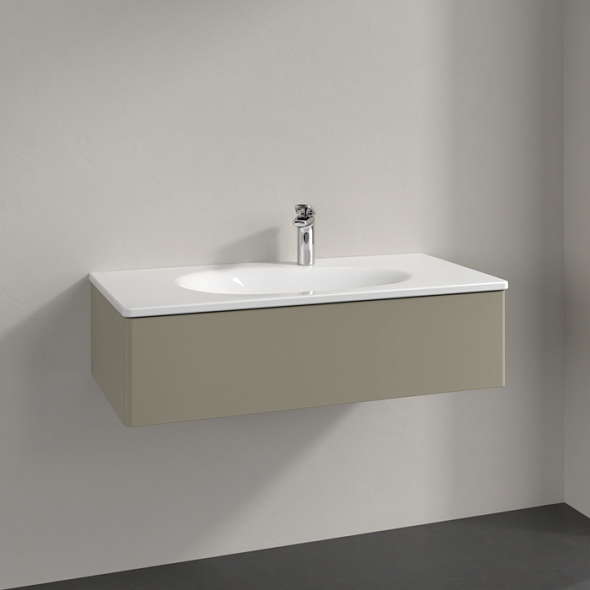 Тумба с раковиной Villeroy & Boch Antao 100х50, Stone Grey Matt Lacquer