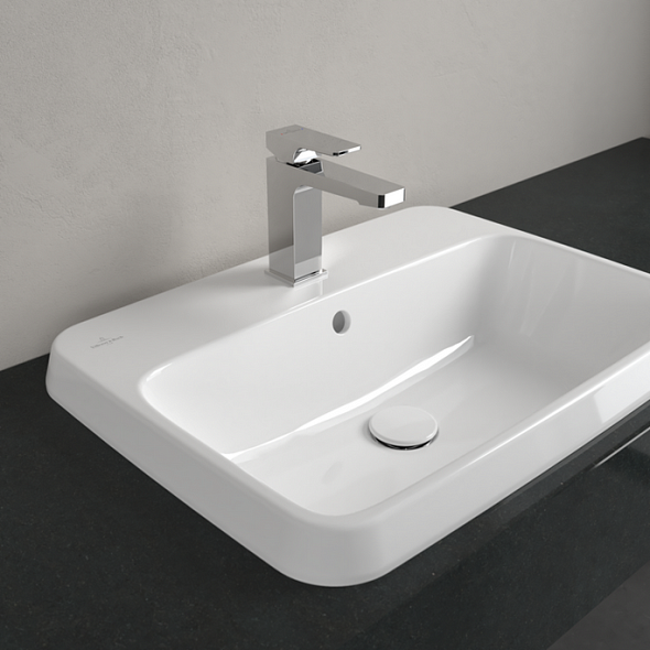 Раковина встраиваемая Villeroy & Boch Architectura 60х45, CeramicPlus, 5A6760R1, белая