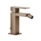 Смеситель для биде Gessi Rettangolo 20007.708, брашированная медь PVD