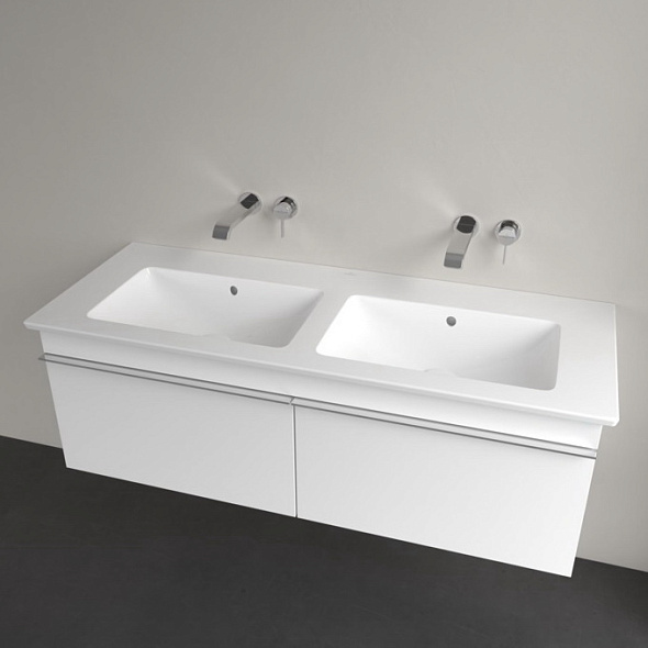 Раковина подвесная Villeroy & Boch Venticello 130х50, CeramicPlus, 4111DJR1