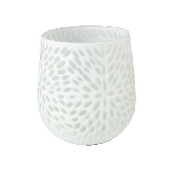 Ваза Scandic Home 17 см, белая