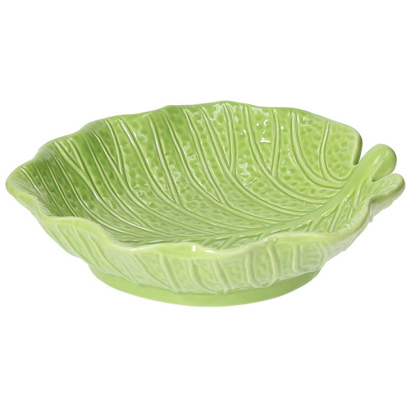 Салатник "Листок" Lemon Garden 20х19 см
