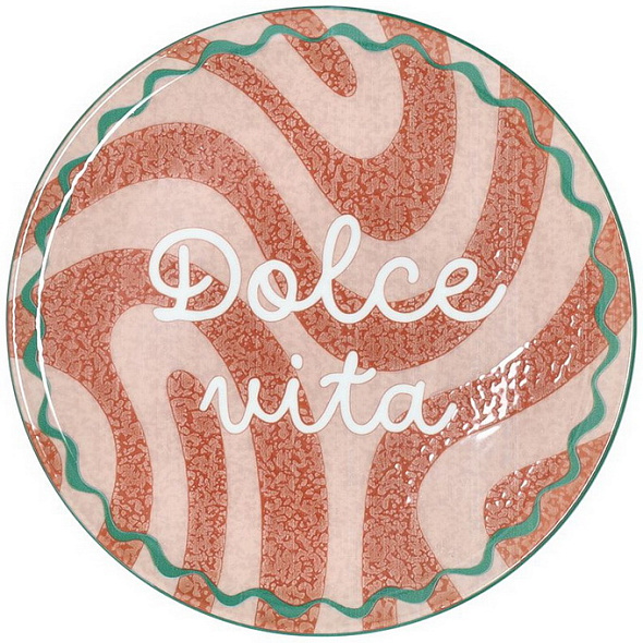 Блюдо для пиццы Dolce Vita 33 см, красное