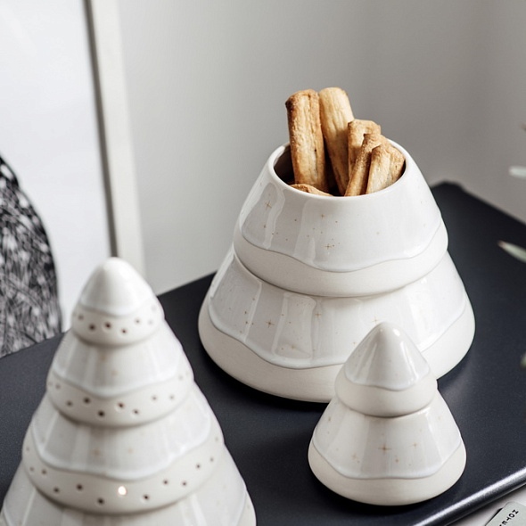 Емкость для печенья в форме ели Winter Glow 23 см