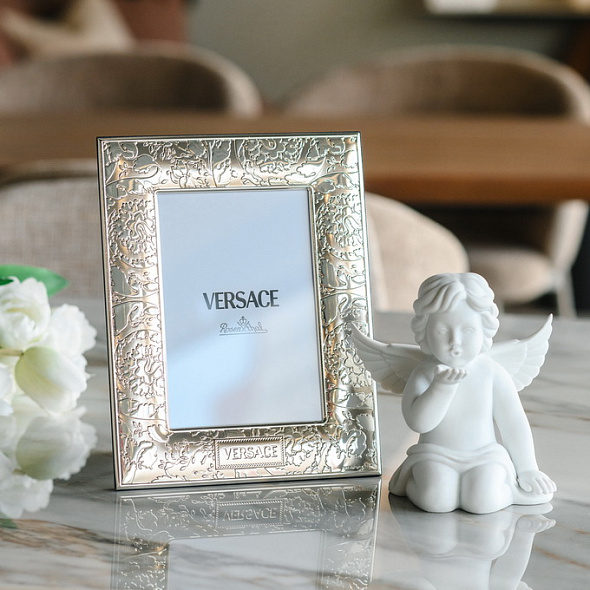 Рамка для фотографий Versace Frames 10х15 см, декор серебро