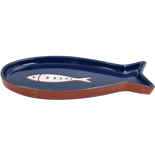Блюдо "Рыбка" Relief Ondina 25х12 см, синее