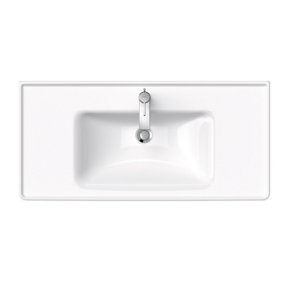 Тумба с раковиной Duravit D-Neo 100х48, темный орех