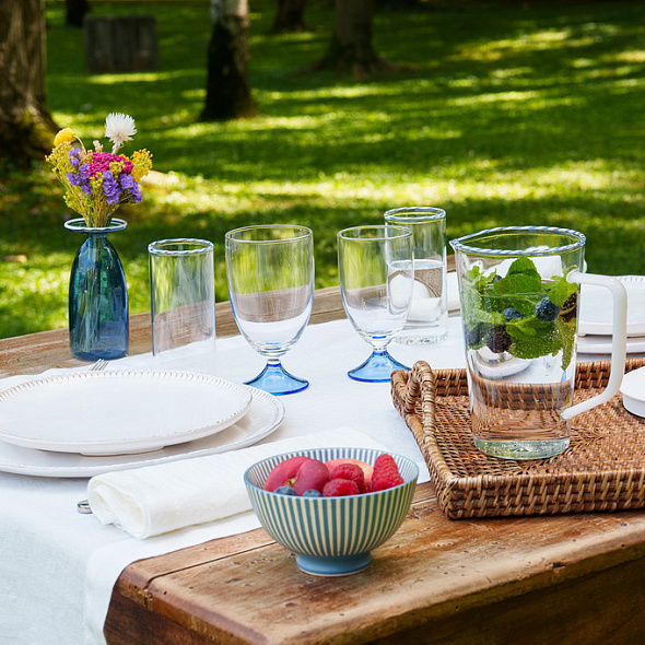 Ваза Un Fiore 13 см, голубая