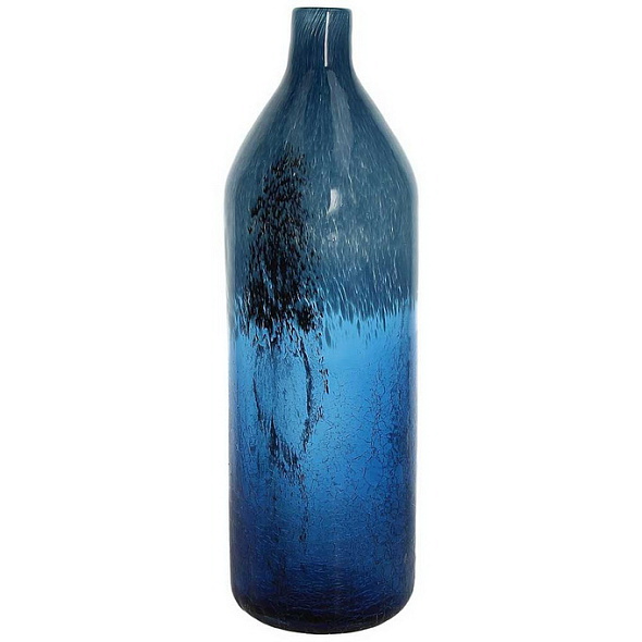 Ваза-бутылка Glass Design Crash 43 см