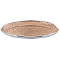 Блюдо овальное Dogale Euclide Oro Rosa 34х22 см