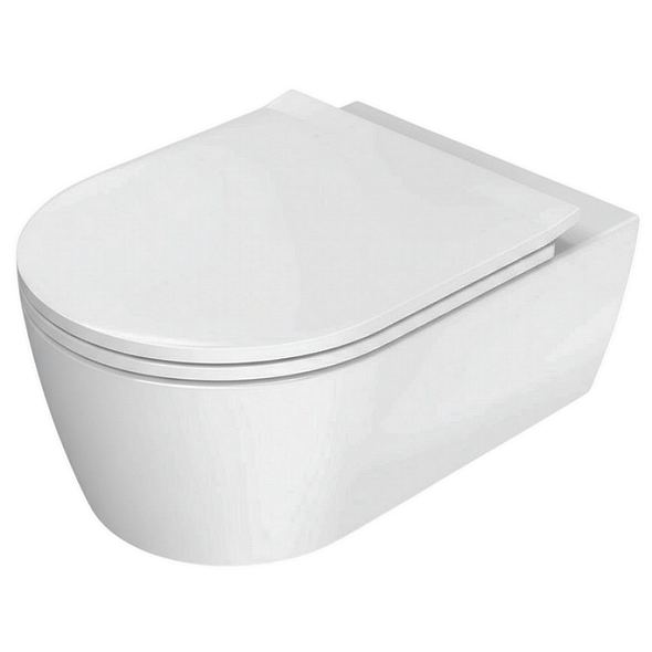 Унитаз Villeroy & Boch Soul 53х37, с сиденьем, белый