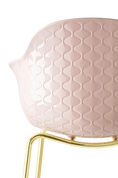 Стул Calligaris Saint Tropez, Glossy Pale Pink
