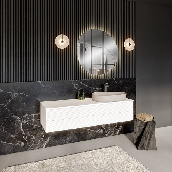 Раковина накладная Villeroy & Boch Antao 65х40, CeramicPlus, 4A7465AM, из TitanCeram, Almond