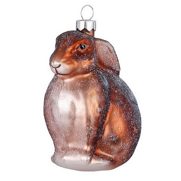 Елочная игрушка "Кролик" 9 см