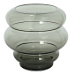 Ваза Glass Design Atmosphere 19 см, серая