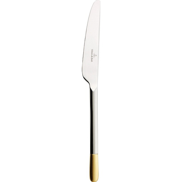 Нож столовый Ella part.gold plated 23,8 см