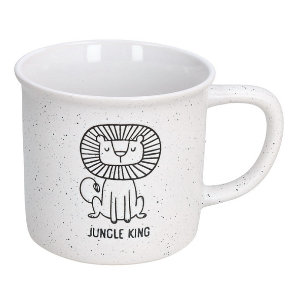 Кружка Jungle King (лев) 350 мл