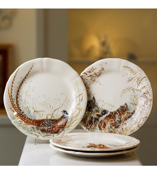 Набор тарелок салатных Sologne 23,2 см, 4 шт в ассортименте