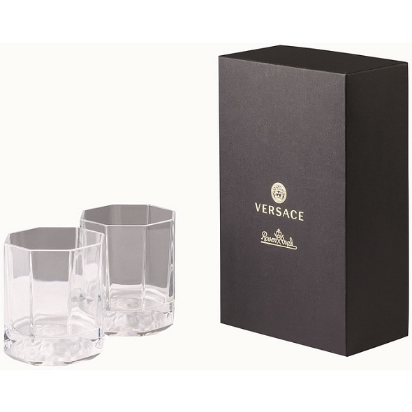 Набор бокалов для виски Versace Medusa Lumiere 170 мл, 2 шт