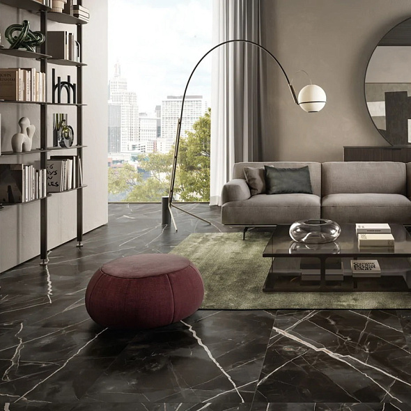 Керамогранит Italon Stellaris 60х120 Naturale, Absolut Black, 9 мм