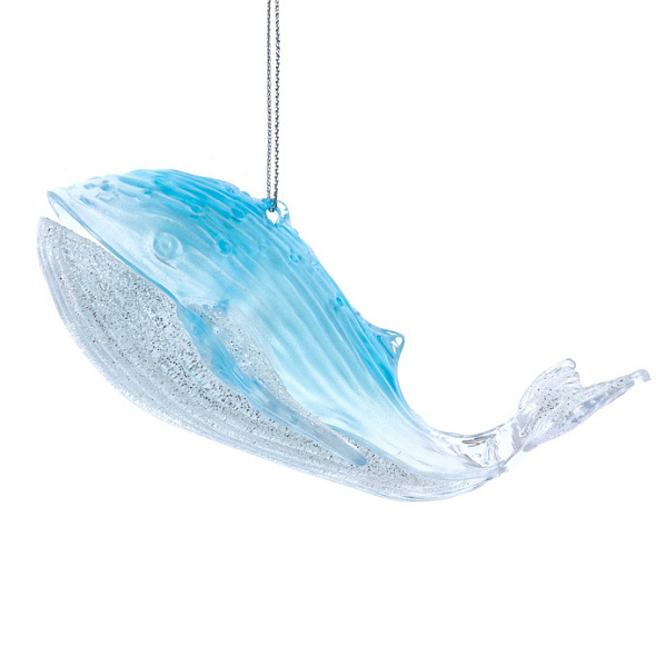 Новогодняя игрушка "Кит" 12,7 см